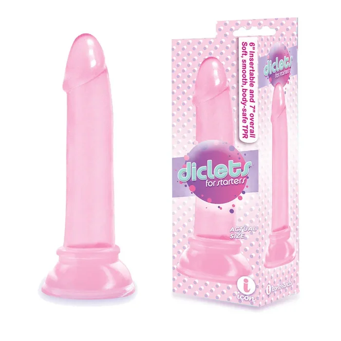 Diclets 7 Inch Dong with Lifelike Details and Bendable Design