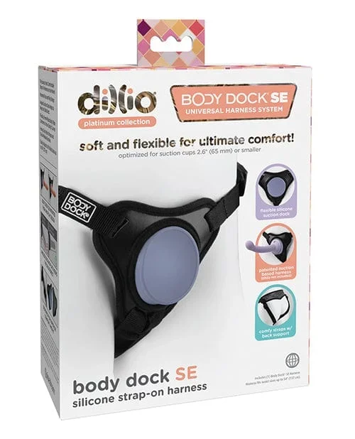 Dillio Platinum Body Dock Se Strap On Harness – Black