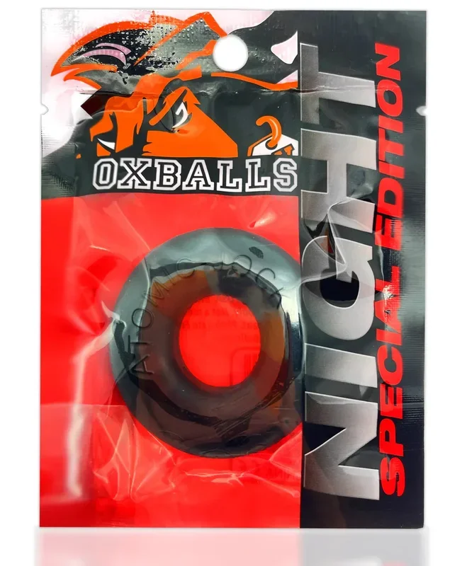 Do-Nut-2 Large Atomic Jock Cockring – Night Black