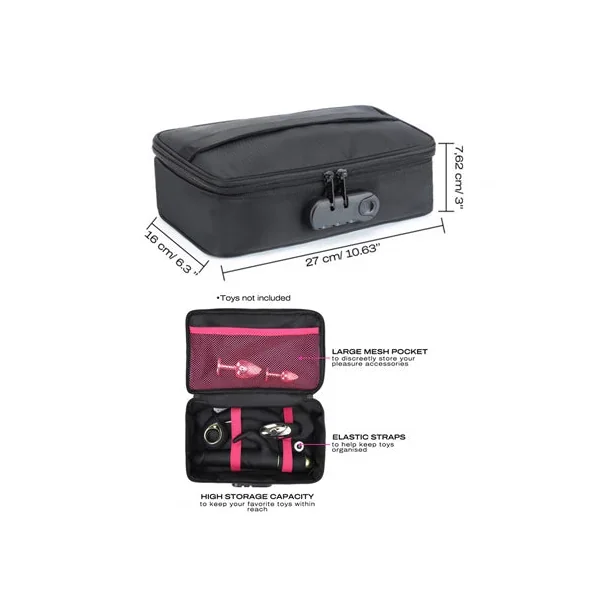 Dorcel Lockable Discreet Box – Black
