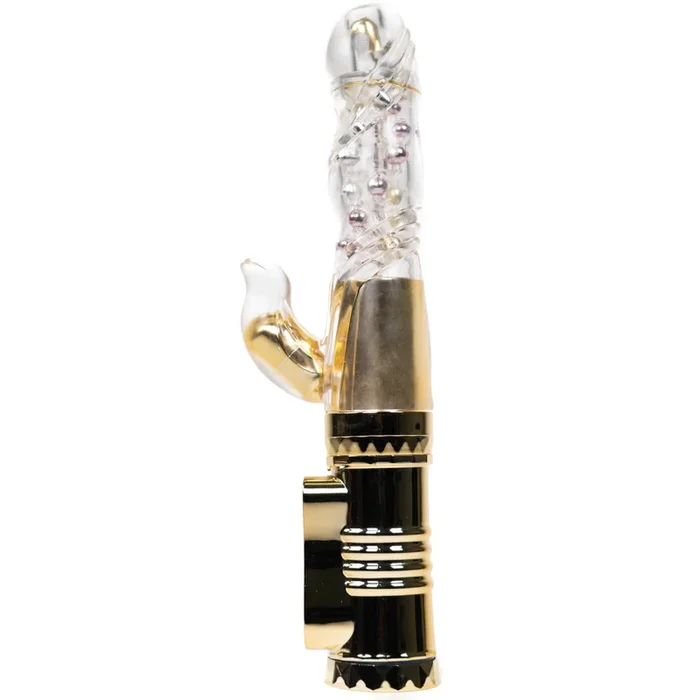 Double Delight Beaded 15 Function Rotating Rabbit Vibrator