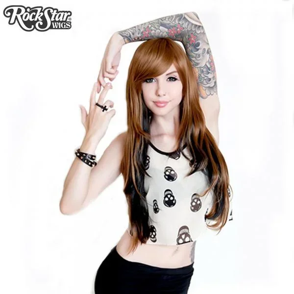 Downtown Girl Wig – Light Brown & Black