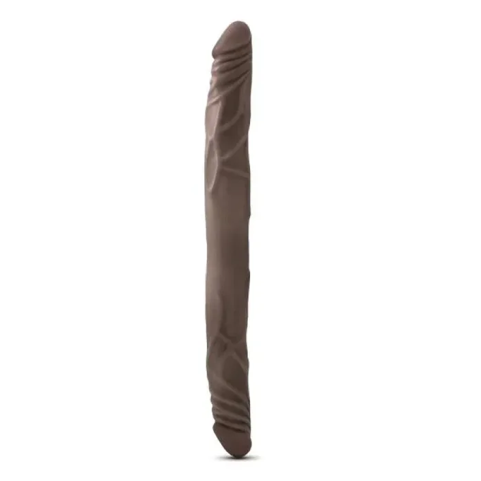 Dr. Skin – 14 Inch Double Dildo – Chocolate