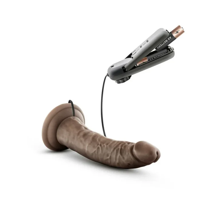 Dr. Skin – Dr. Dave – 7 in Vibrating Dildo with Suction Cup