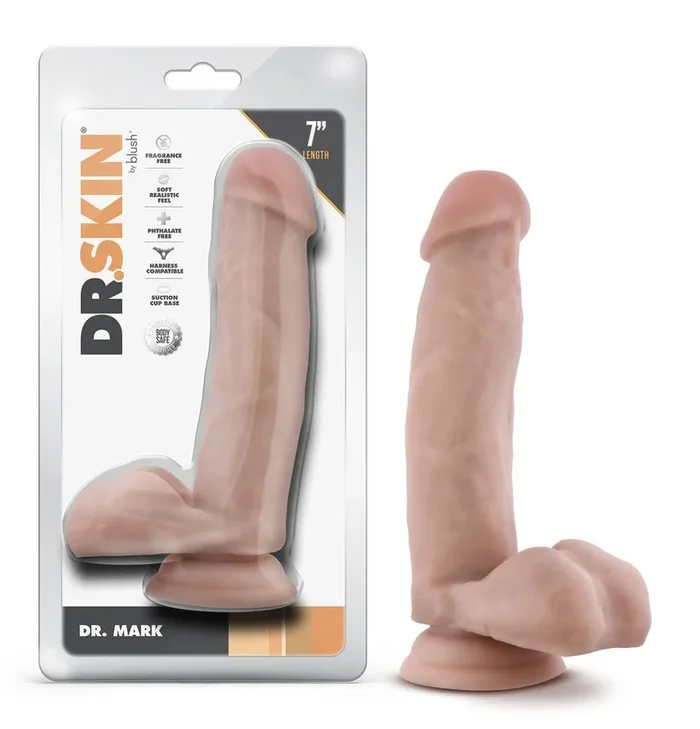 Dr. Skin – Dr. Mark – 7 Inch Dildo With Balls