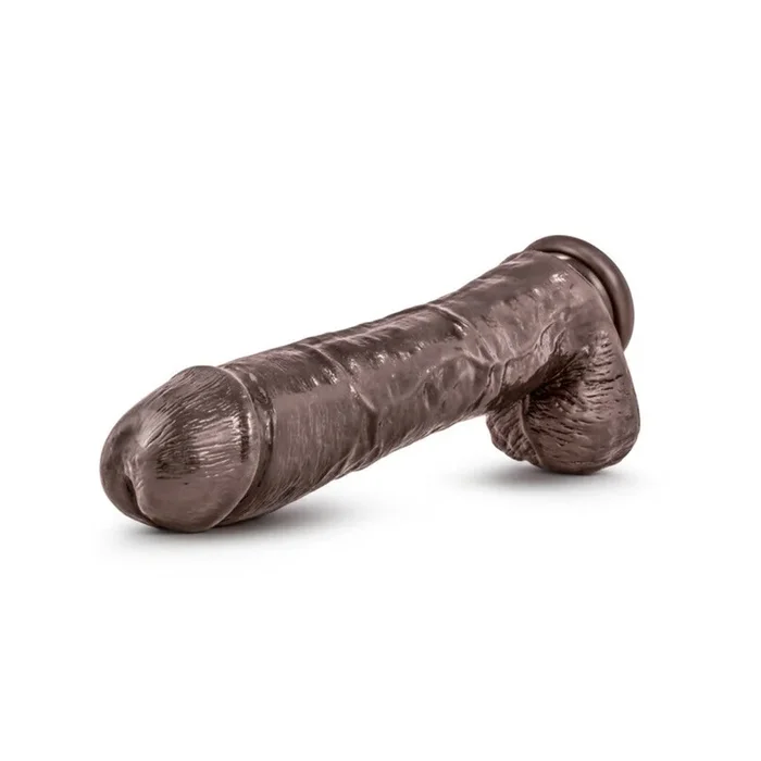 Dr. Skin – Mr. Savage – 11.5 in Dildo with Suction Cup – Chocolate