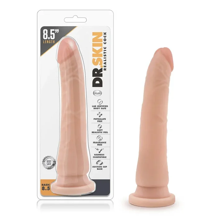 Dr. Skin – Realistic Cock – Basic 8.5 – Flesh 21.6 cm (8.5”) Dong