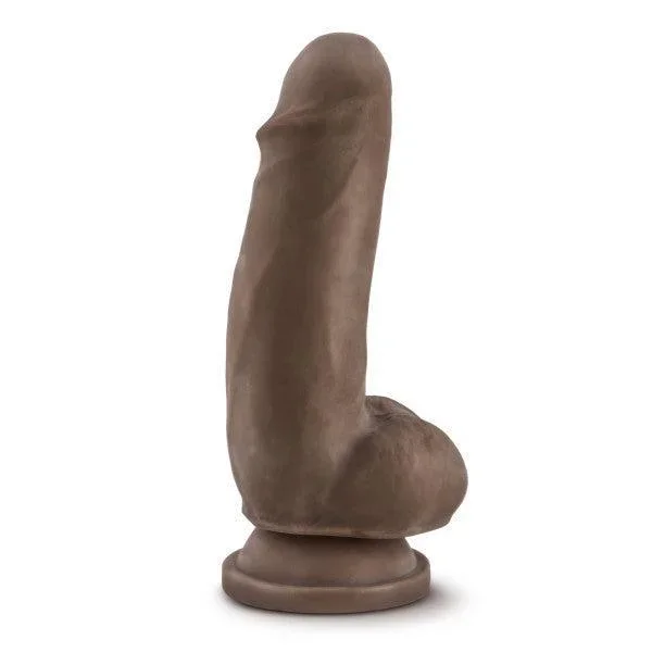 Dr. Skin Girthy Short Thick Dildo – Chocolate