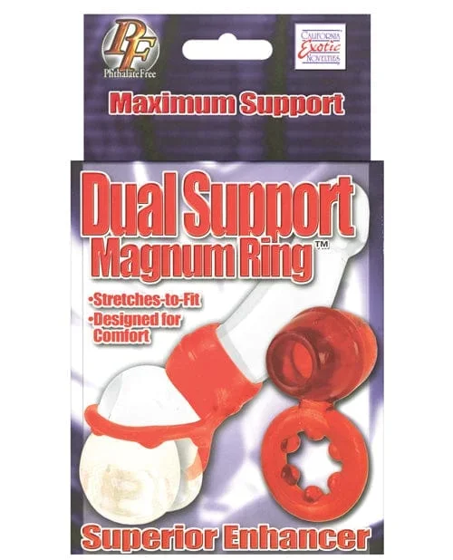Dual Support Magnum Ring – Red