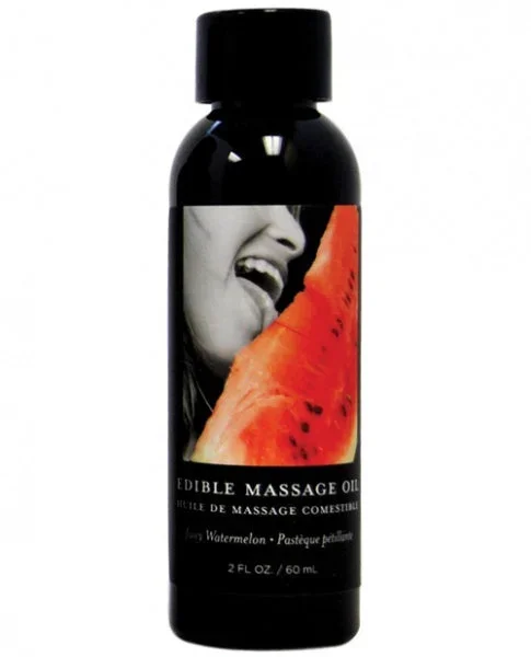 Earthly Body Edible Massage Oil – 2 oz Watermelon