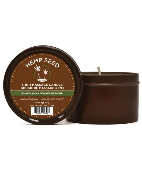 Earthly Body Hemp Seed Massage Candle – Guavalava