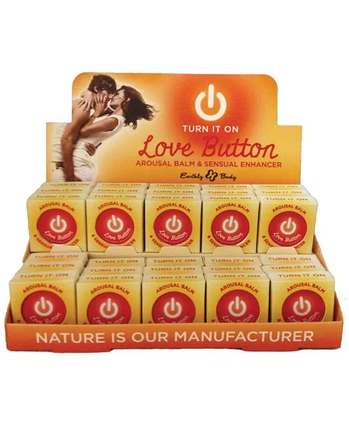 Earthly Body Love Button Arousal Balm for Him & Her – Display of 30