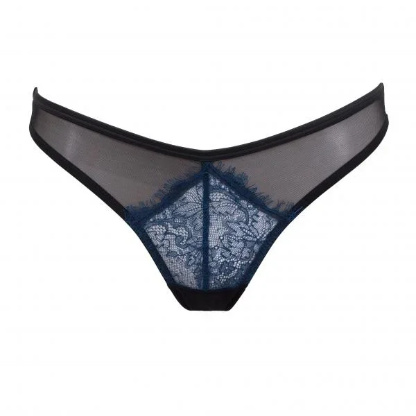 Echo Thong – Blue/Black –