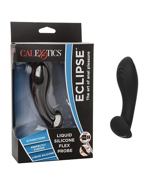 Eclipse Liquid Silicone Flex Probe – Black