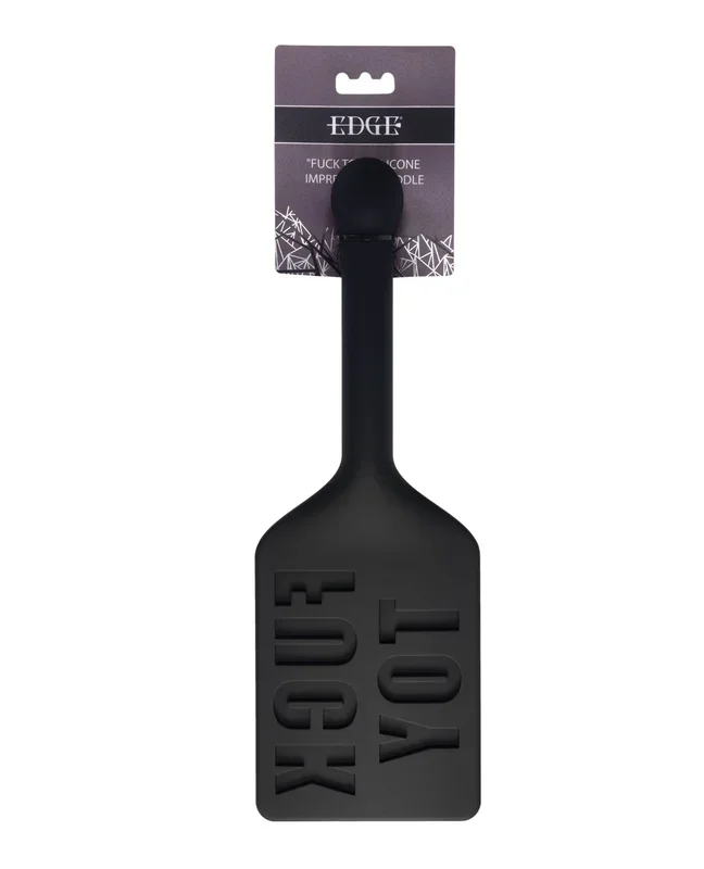 Edge FUCK TOY Silicone Paddle – Black