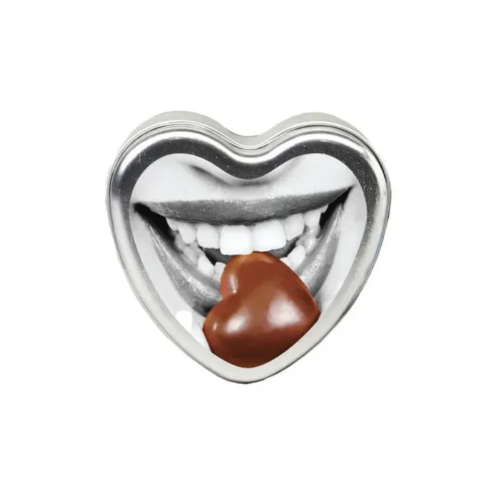 Edible Heart Cande – Chocolate – 4 Oz.