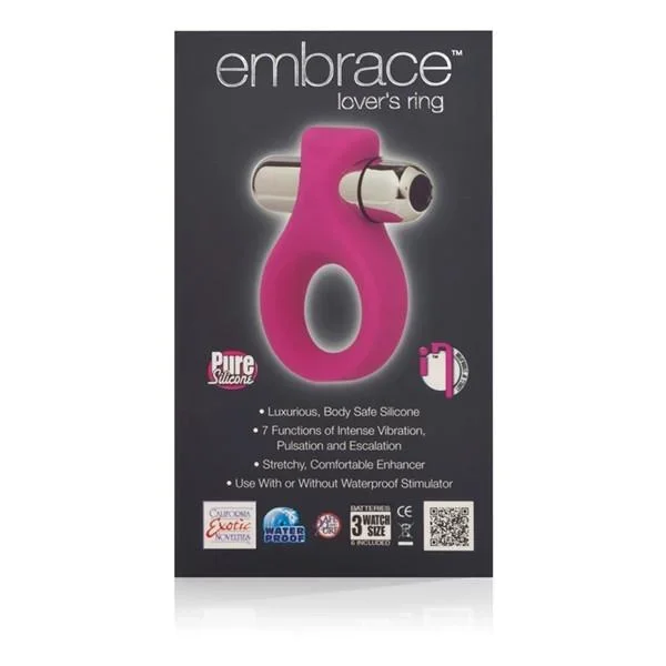 Embrace Lover’s Silicone Vibrating Cock Ring