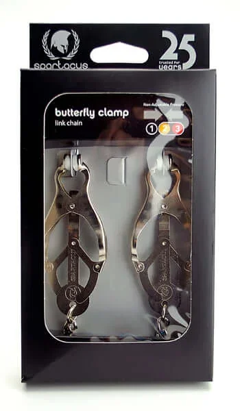 Endurance Butterfly Clamps Jewel Chain Nipple Clamps