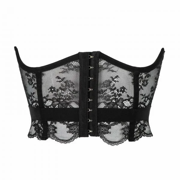 Evasion Sensuelle Bustier Ouvert – Black –