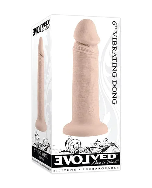 Evolved 6 Inch Vibrating Dong