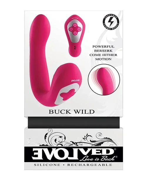 Evolved Buck Wild Come Hither Dual End Massager – Pink
