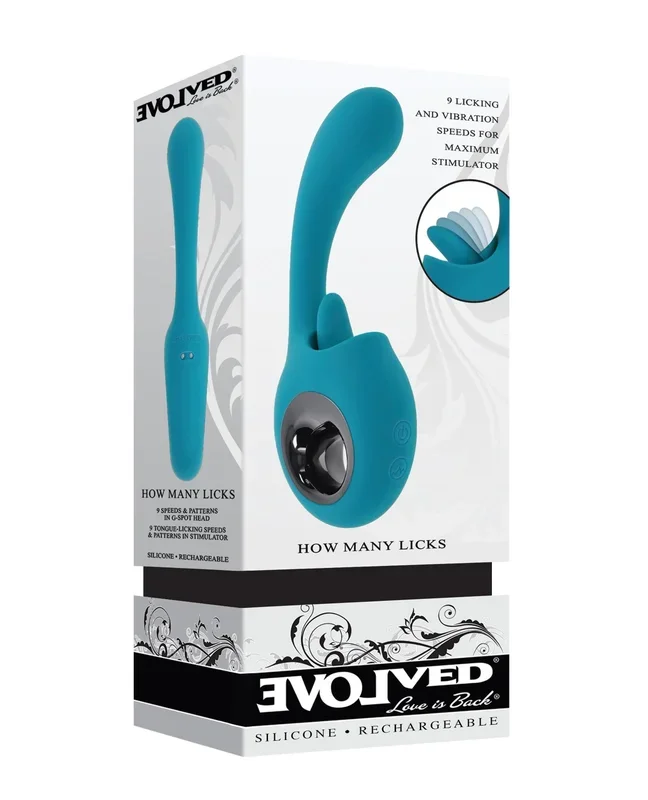 Evolved How Many Licks G-Spot Vibrator – Teal
