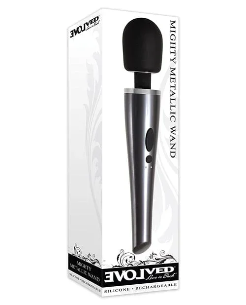 Evolved Mighty Metallic Wand – Gray-Black