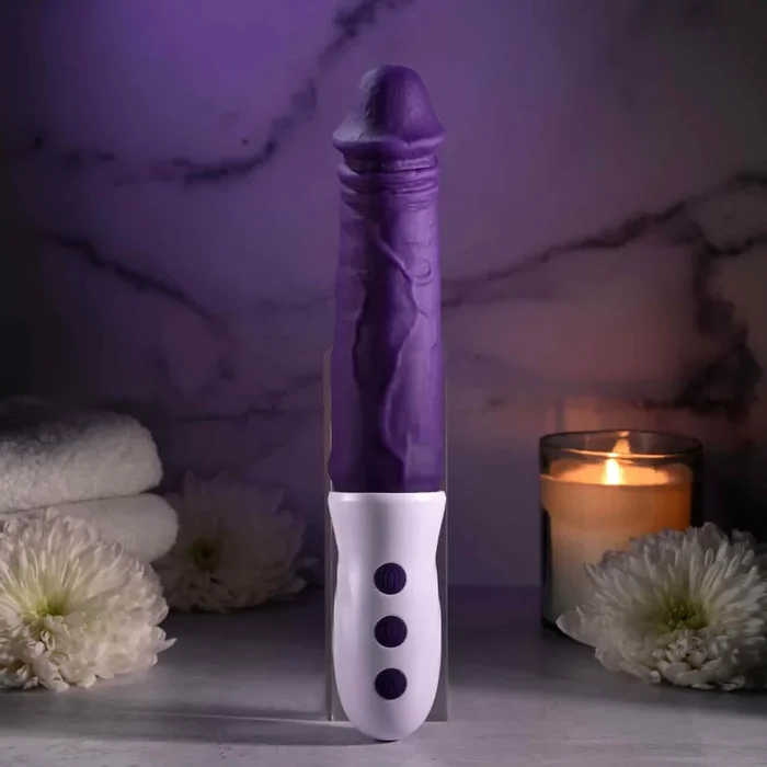 EVOLVED Plum Thrust – Powerful Thrusting Vibrator, Realistic Design, USB Rechargeable