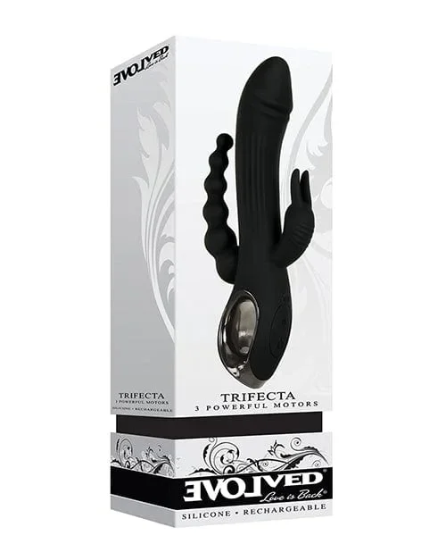 Evolved Trifecta Triple Stim Rechargeable – Black