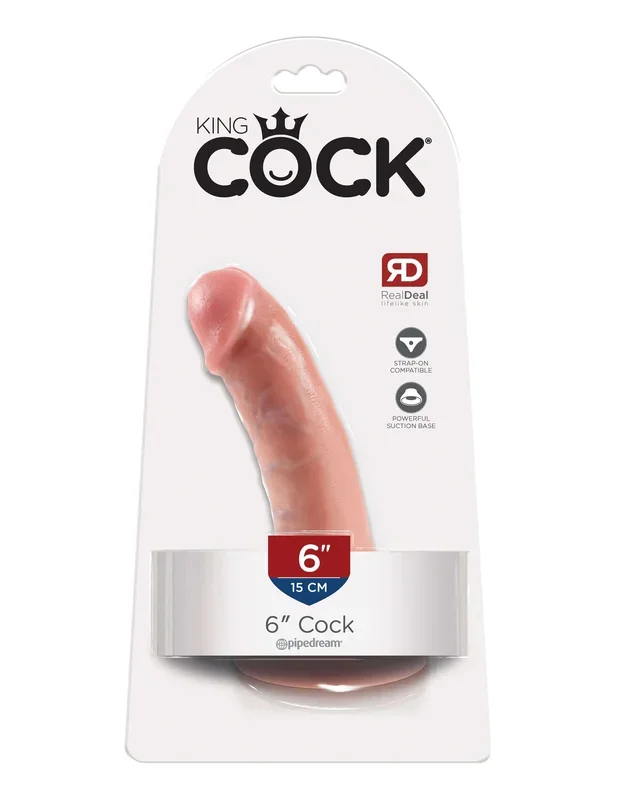 Experience Royalty: King Cock 6-Inch Realistic Dildo – Your Ultimate Fantasy Come True!