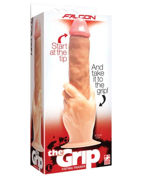 Falcon The Grip Cock In Hand Dildo Fisting Trainer | Realistic Veined Shaft & Suction Cup Base