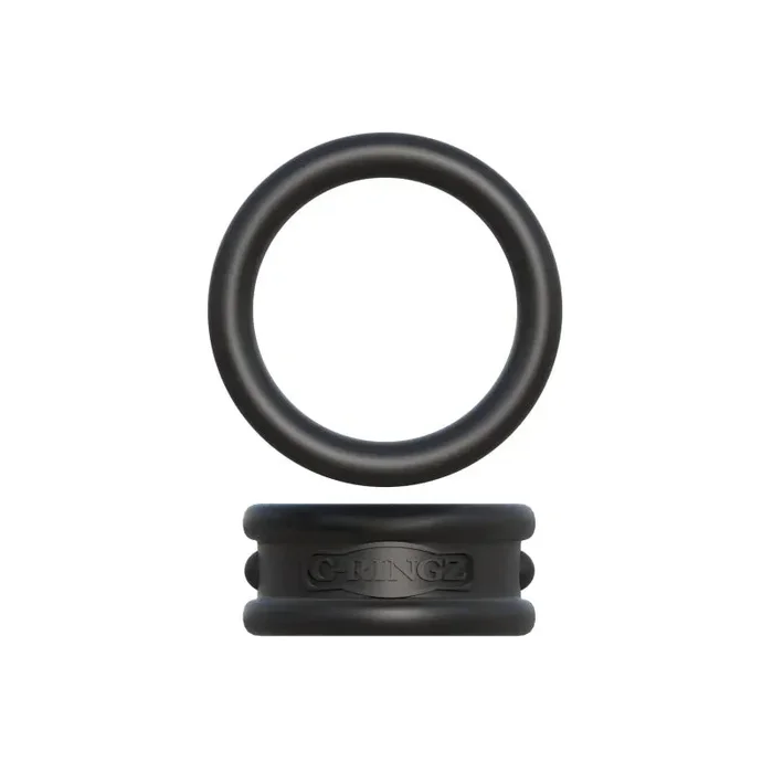 Fantasy C-Ringz Max Width Silicone Rings – Black