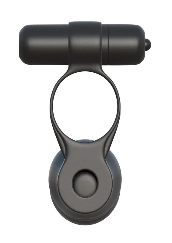 Fantasy C-Ringz Posable Partner Double Penetrator Cock Ring with Bullet