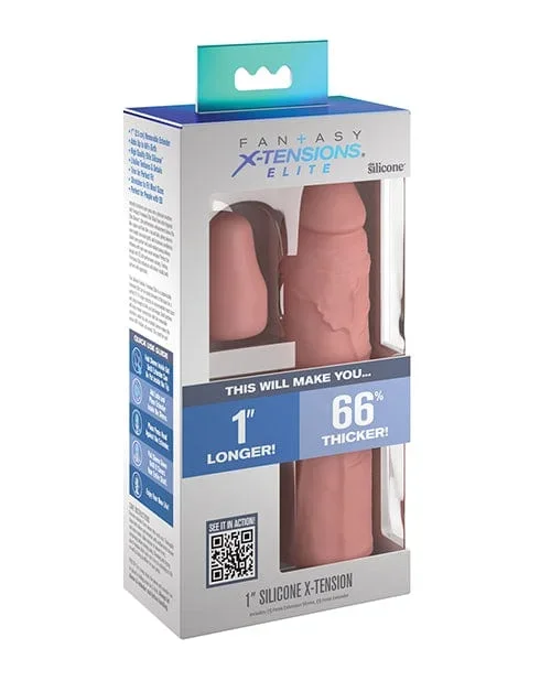 Fantasy X-tensions Elite 7 Inch Sleeve W-1 Inch Plug – Light