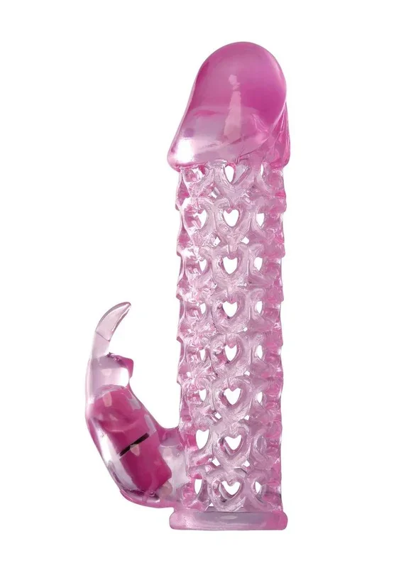 Fantasy X-Tensions Vibrating Couples Cock Cage 6.25in – Pink