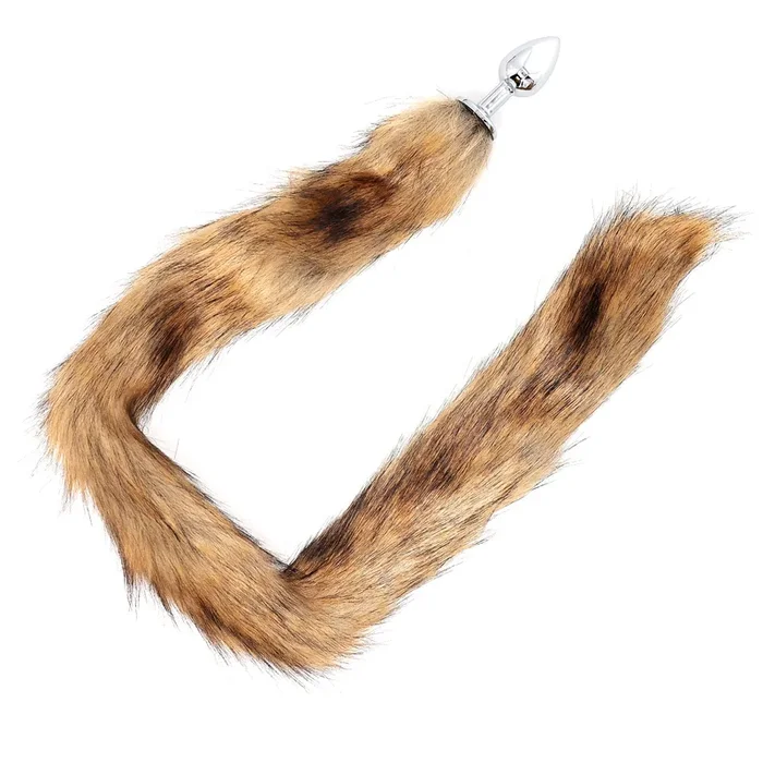 FAUX FOX TAIL LONG BROWN-S