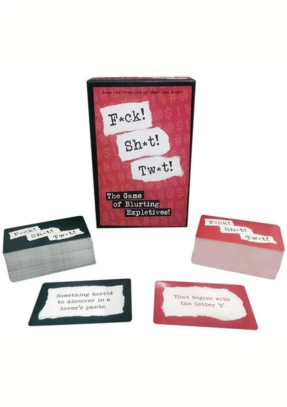 Fck! Sht! Tw*t! – The Game of Blurting Expletives for Adults