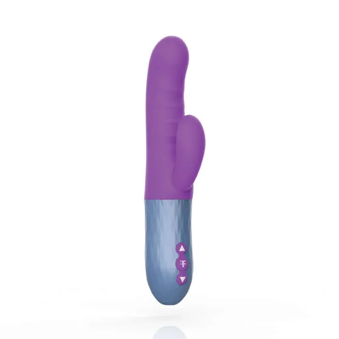 FemmeFunn Essenza Dual Stimulation Thrusting Vibrator Purple