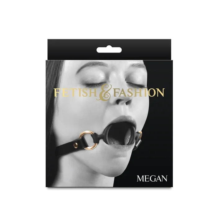 Fetish & Fashion – Megan – Black – Black Mouth Restraint