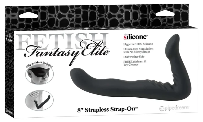 Fetish Fantasy Elite 8-Inch Strapless Strap-On – Medical Grade Silicone, Hands-Free, Phthalate-Free