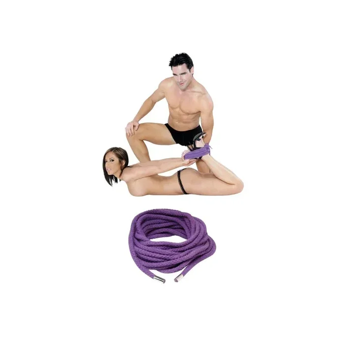 Fetish Fantasy Japanese Silk Rope – Purple