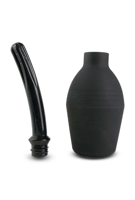 Fetish Fantasy Series Curved Douche Enema Black