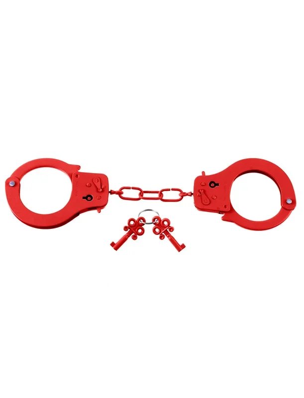 Fetish Fantasy Series Metal Handcuffs – Red