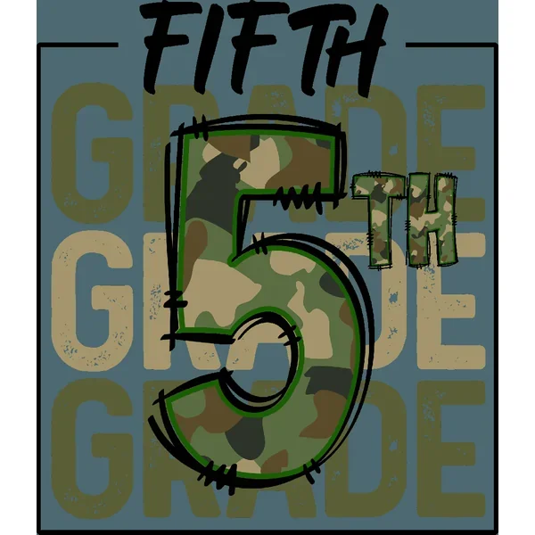 Fifth Grade Cammie DTF (direct-to-film) Transfer