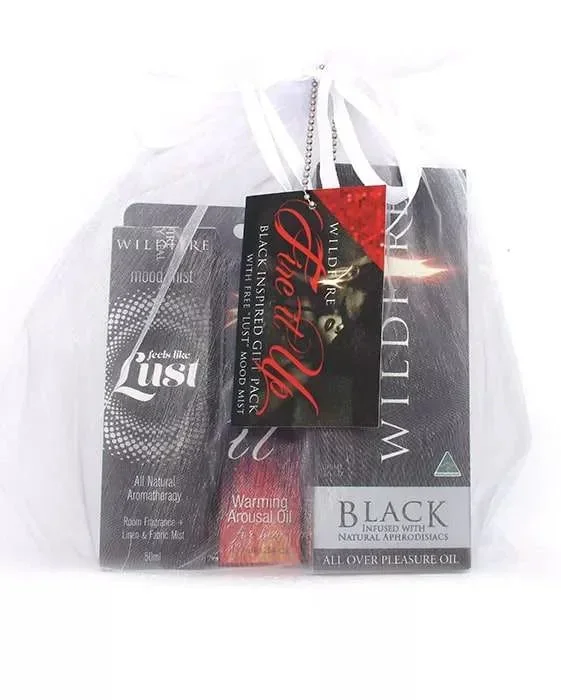 “FIRE IT UP” Black Gift Pack Romantic Gift for Him & Her