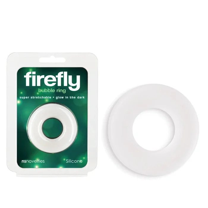 Firefly Bubble Ring Medium Glow in the Dark Cock Ring Super Stretch