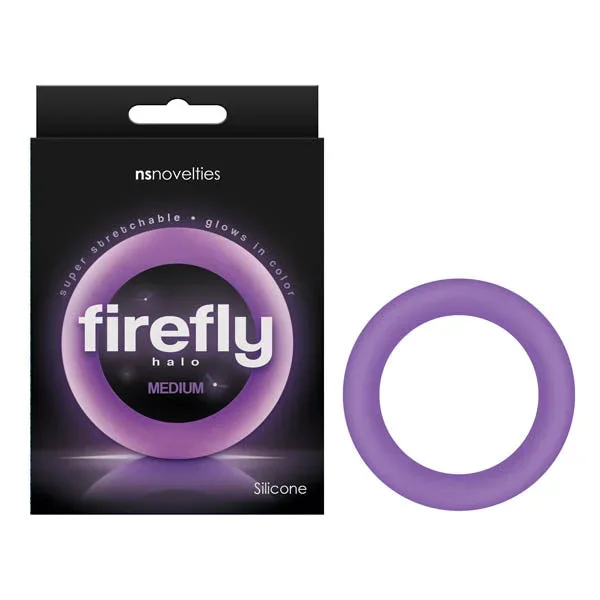 Firefly Halo (Purple) – Glow in the Dark 55 Mm Cock Ring
