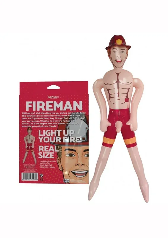 Fireman Blow-Up Doll