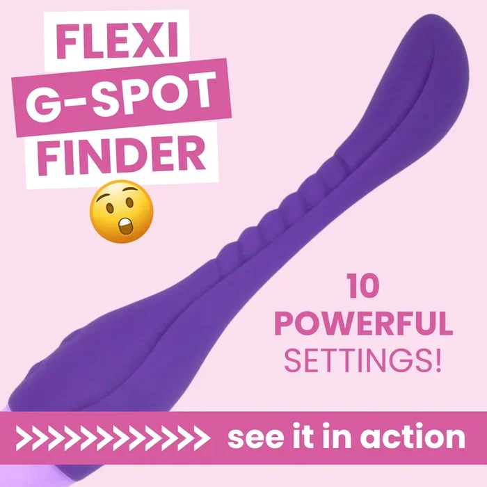 Flexi-G Vibe – Ultra Flexible Shaft, Explosive G-Spot Orgasms!