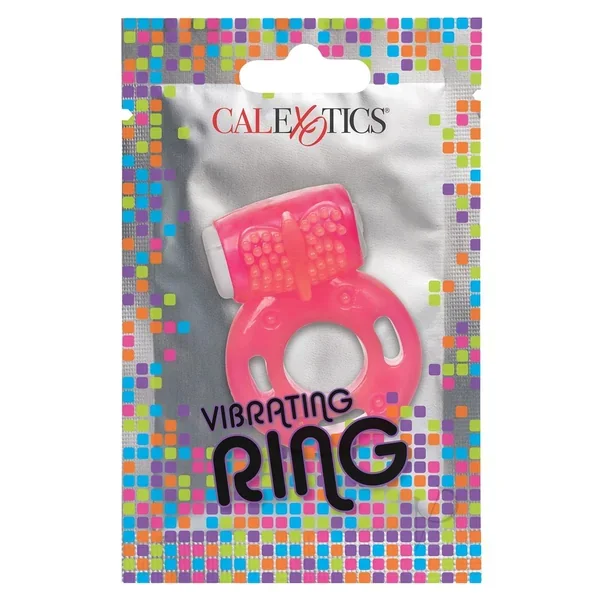 Foil Pack Vibrating Ring Pink